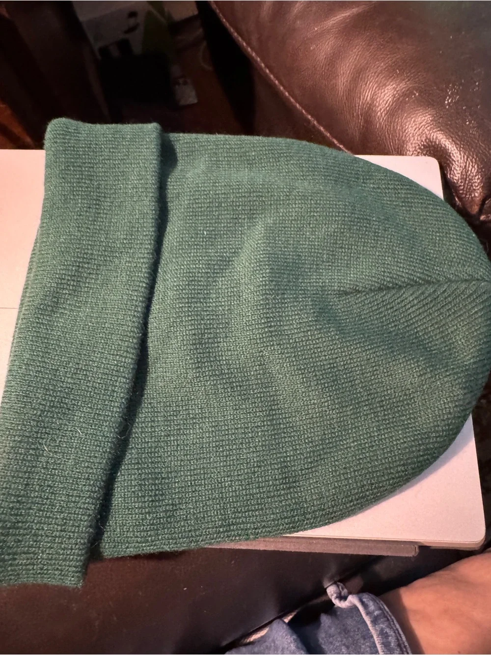 Jameson Green Knit Beanie and Scarf